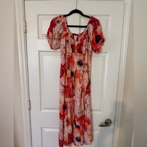 H&M Floral Midi Dress